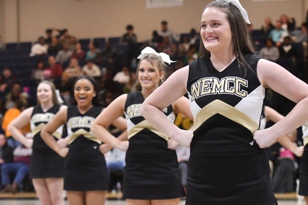 Northeast's cheerleading program is holding tryouts for the 2019-20 academic year on Wed., April 3 at 3 pm inside Bonner Arnold Coliseum.
